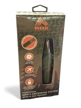 RBX Olive Green Battery Operated Nose & Ear Trimmer (NWT)